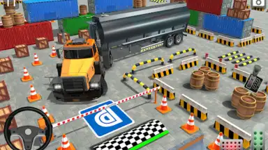 Capture d'écran de Real Euro Truck Parking Games 4