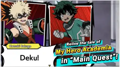 Capture d'écran de My Hero Ultra Impact 1