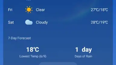 Capture d'écran de Live Weather: Radar & Widgets 9