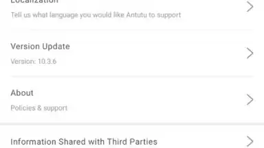Capture d'écran de AnTuTu Benchmark 15