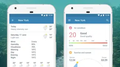 Capture d'écran de Weather App - Lazure: Forecast & Widget 3