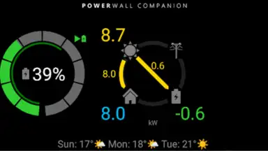 Capture d'écran de Powerwall Companion 2
