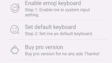 Capture d'écran de Emoji Keyboard - CrazyCorn 4