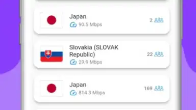 Capture d'écran de Bluebird VPN 4