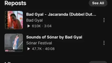 Capture d'écran de SoundCloud 18