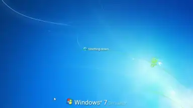 Capture d'écran de Win7 Simu 2