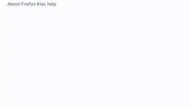 Capture d'écran de Firefox Klar 3