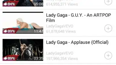 Capture d'écran de MyTube YT Player 7