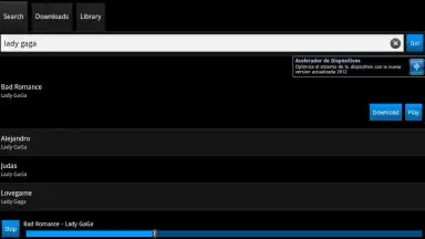 Capture d'écran de Simple mp3 Downloader 3