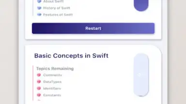 Capture d'écran de Swift Tutorial - Simplified 6