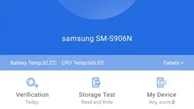 Capture d'écran de AnTuTu Benchmark 14