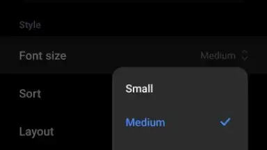 Capture d'écran de Xiaomi Notes 16