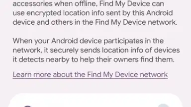 Capture d'écran de Find My Device 2