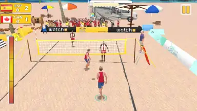 Capture d'écran de Volleyball: Spike Master 9