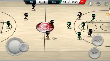 Capture d'écran de Stickman Basketball 2017 3