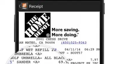 Capture d'écran de Home Depot 2
