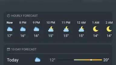 Capture d'écran de Real Weather 1