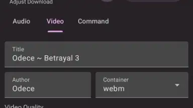 Capture d'écran de YTDLnis 4