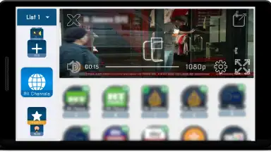Capture d'écran de KgTv Player - IPTV Player 24