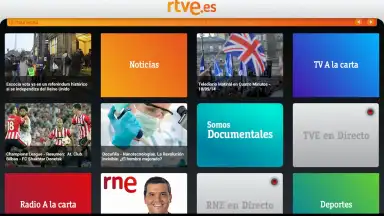 Capture d'écran de RTVE Play 7