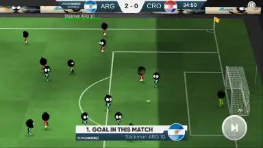 Capture d'écran de Stickman Soccer 2018 11