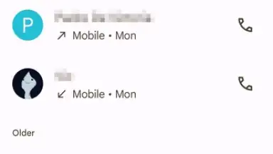 Capture d'écran de Phone by Google 15