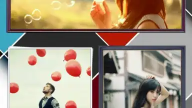 Capture d'écran de Animated Photo Frame Widget 2