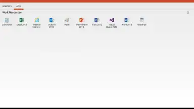 Capture d'écran de Microsoft Remote Desktop Beta 3