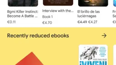 Capture d'écran de Google Play Books 1