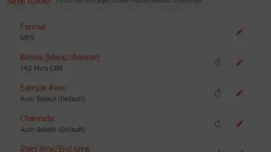 Capture d'écran de Audio Converter 6