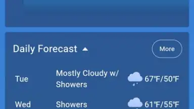 Capture d'écran de Know Weather 1