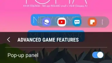 Capture d'écran de Samsung Game Tools 3