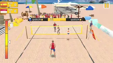 Capture d'écran de Volleyball: Spike Master 3