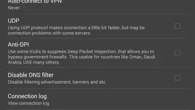 Capture d'écran de Hideman VPN 5