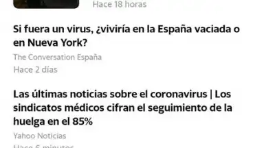 Capture d'écran de Yahoo Lite 4