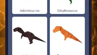 Capture d'écran de Origami dinosaurs paper shapes 11