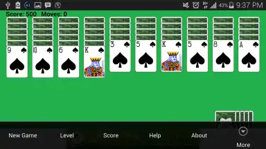 Capture d'écran de Spider Solitaire Game 3