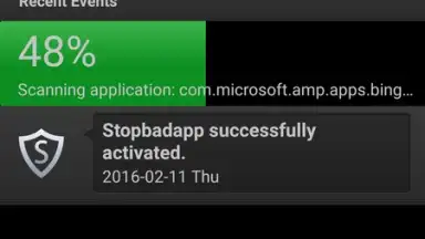 Capture d'écran de Stopbadapp 7