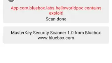 Capture d'écran de Bluebox Security Scanner 3