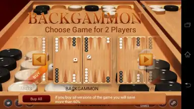 Capture d'écran de Backgammon 3