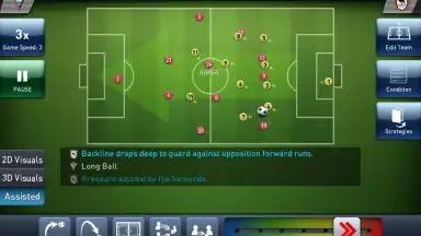 Capture d'écran de PES Club Manager 8