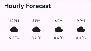 Capture d'écran de Weather Forecast App 1