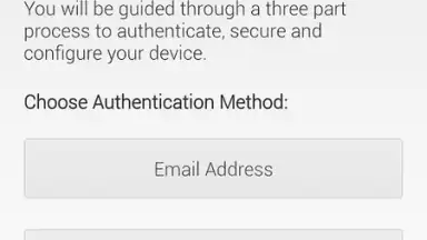 Capture d'écran de AirWatch Agent 2