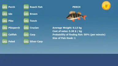 Capture d'écran de Fishing 3D Simulator. The Lakes 4