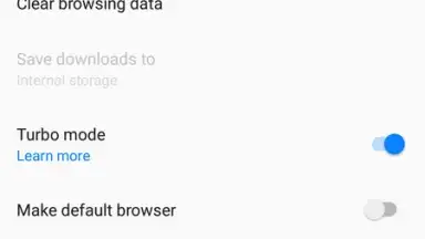Capture d'écran de Firefox Lite 5