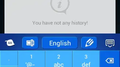Capture d'écran de Blue Keyboard 2