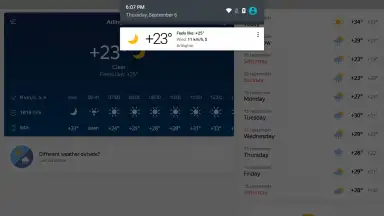 Capture d'écran de Yandex.Weather 5
