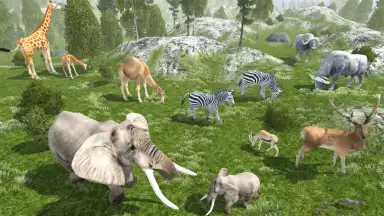 Capture d'écran de Wild Elephant Simulator 3