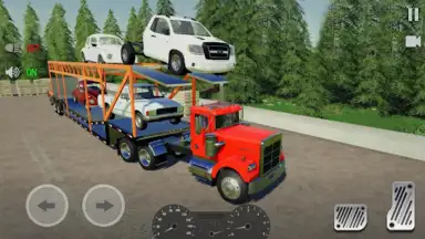 Capture d'écran de Truck Car Transport Trailer Games 1