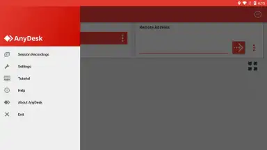 Capture d'écran de AnyDesk 4